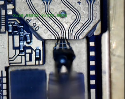 Automated testing system top view